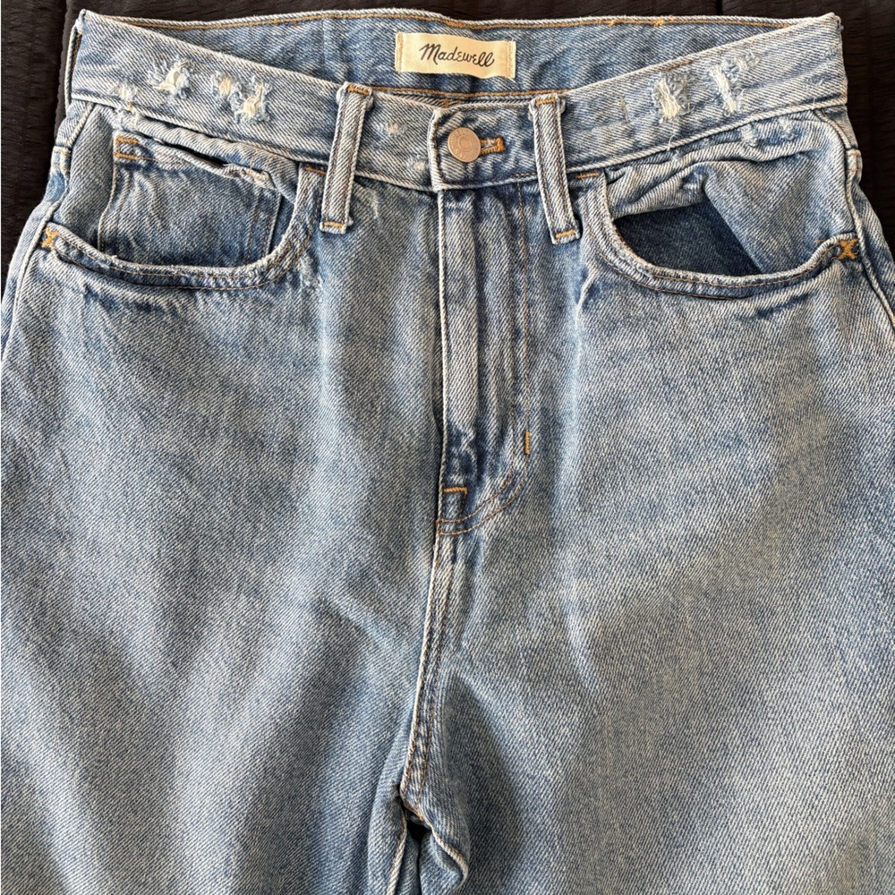 Madewell The Mom Jean in Melva Wash Size 25 - Picture 3 of 10